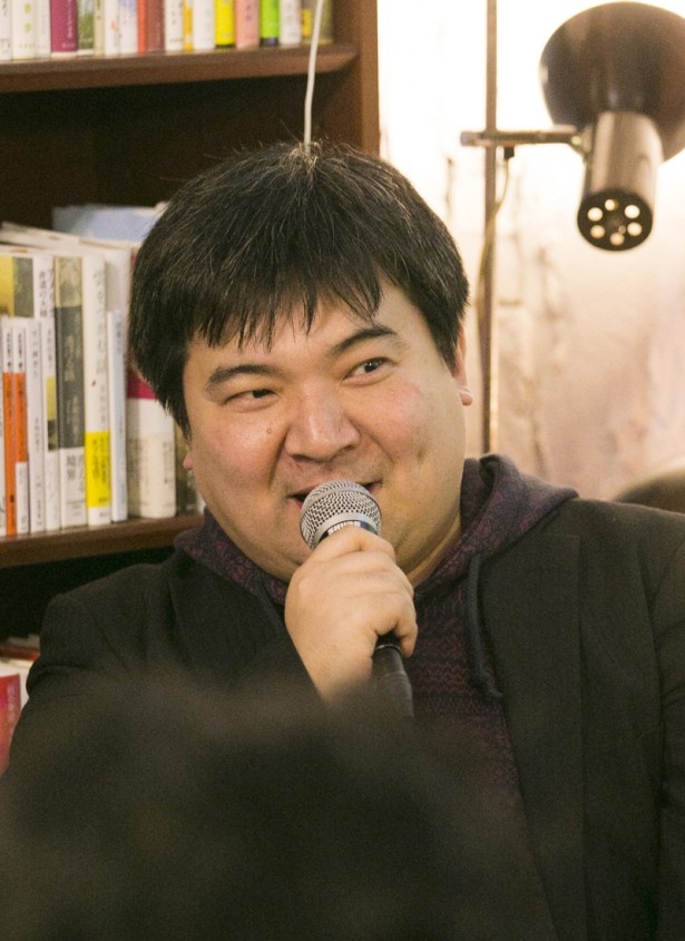 映画監督、井口昇氏。新作映画「ライヴ」の公開を5月に控えている