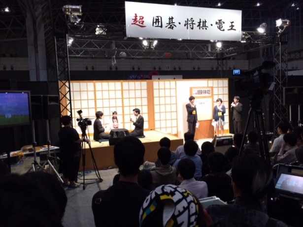 超囲碁・将棋・電王ブースでは漫画カイジでも有名なEカードゲームが登場