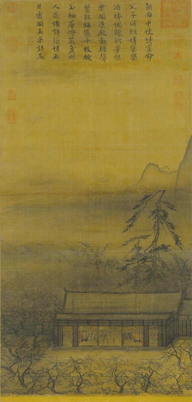 「華燈侍宴図軸」　馬遠筆　南宋時代・12～13世紀 (展示期間：10月21日(火)～11月30日(日)/九州のみ)　台北 國立故宮博物院蔵