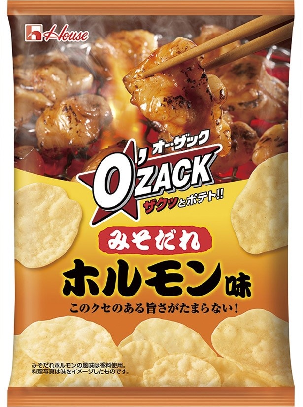 濃厚みそだれポテチ！オー・ザックからホルモン焼肉味が新登場
