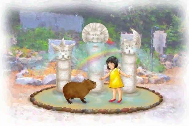 「カピバラ虹の広場」のイメージ図