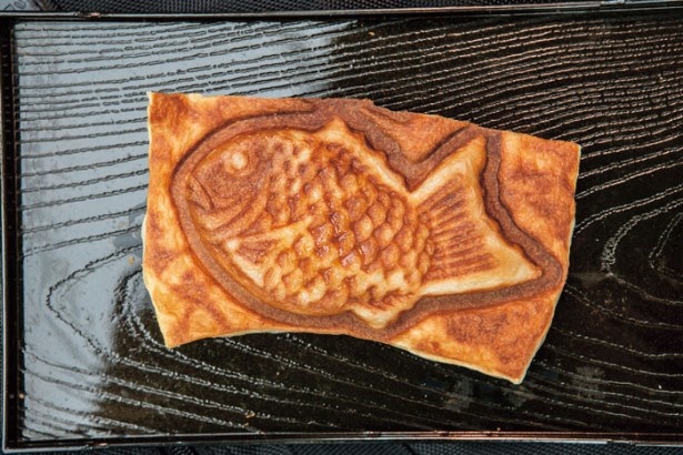 東京でブームのクロワッサンたい焼き。そとはパリッ、なかはふんわりと独特の食感