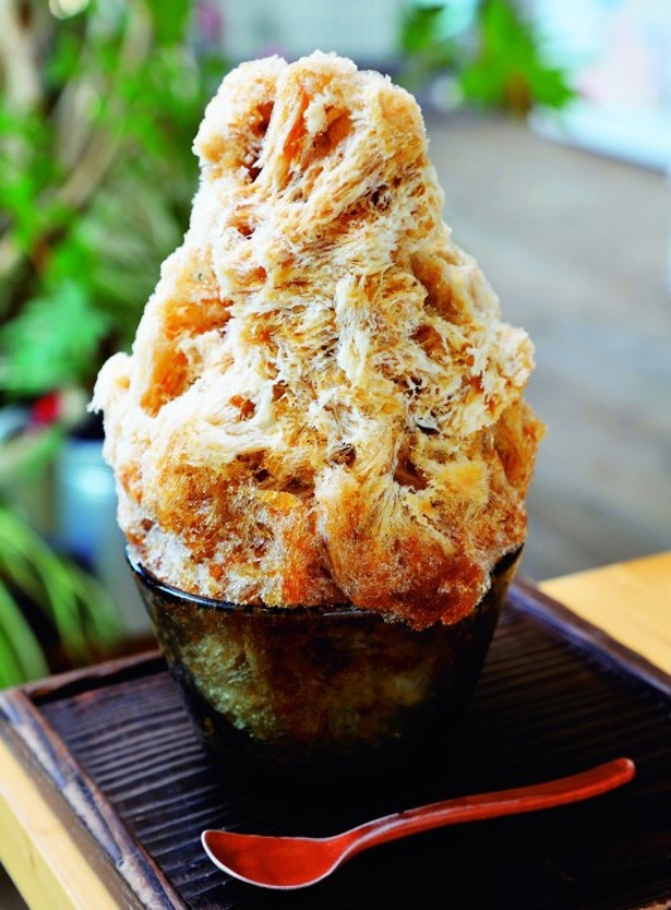 手間ひまかけたエスプレッソシロップのかき氷は香りや苦味を楽しめる大人なフレーバー