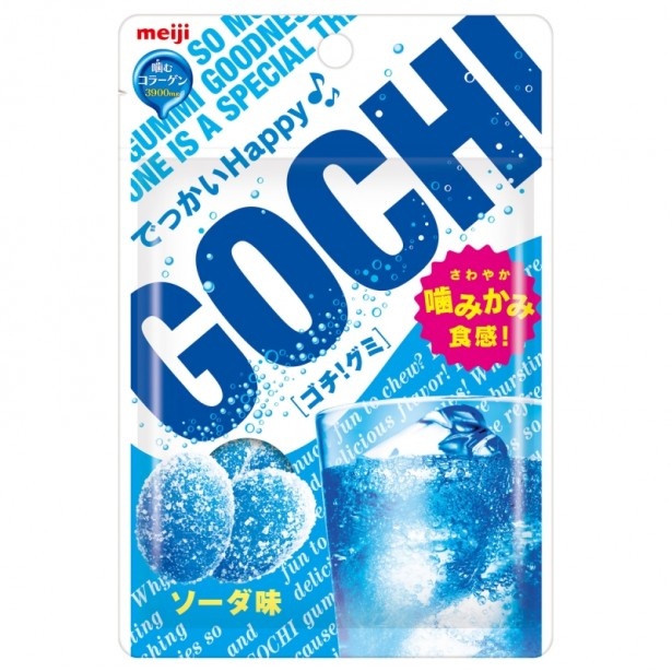 「GOCHIグミ」初のドリンクフレーバーのソーダ味