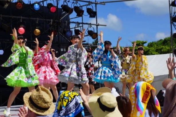 2日目一番の集客を誇ったSUPER☆GiRLS