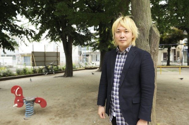 津田氏の案内で事務所から徒歩で行ける東京・高円寺の公園へ