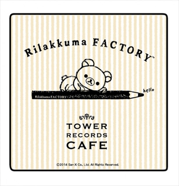 Rilakkuma×TOWER RECORDS CAFEミニハンドタオル