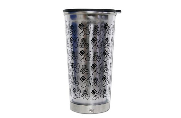 29＋1 モノグラムサーモマグタンブラー（2100円、クリア/ブラック）