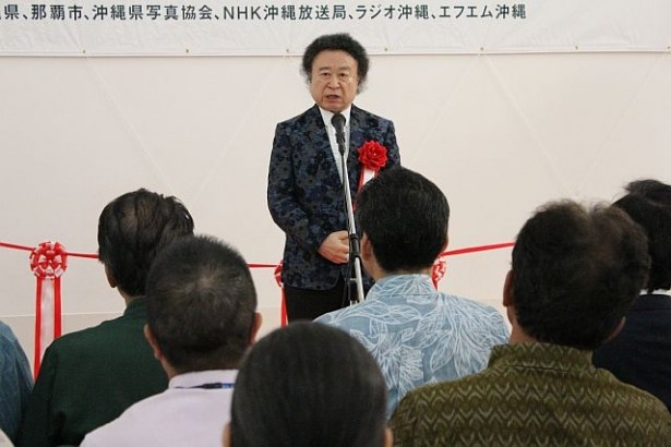 挨拶に登壇した篠山氏