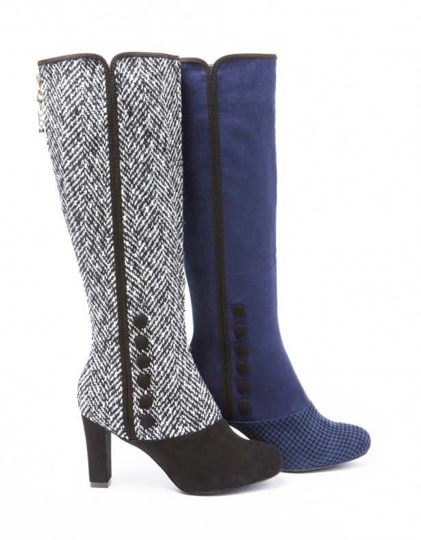 クラシカルで上品な「Barbie(ハート)RANDA mix pattern long boots」