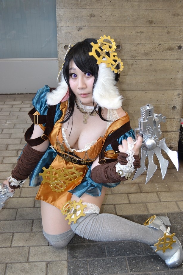 オリジナル衣装で参加した文識遊佐さん