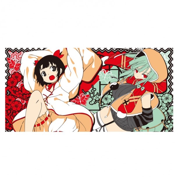 ダブルゲット賞：バスタオル～かぐら＆奈楽～（全1種/約120×60cm）