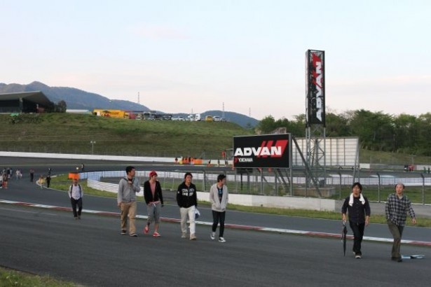 コースウォークの模様