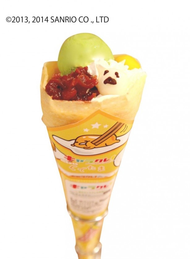 サンリオキャラ「ぐでたま」のクレープに新メニュー
