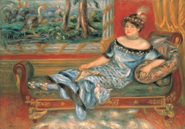 ピエール＝オーギュスト・ルノワール 《ド・ガレア夫人の肖像》 1912 年 / 油彩・キャンヴァス