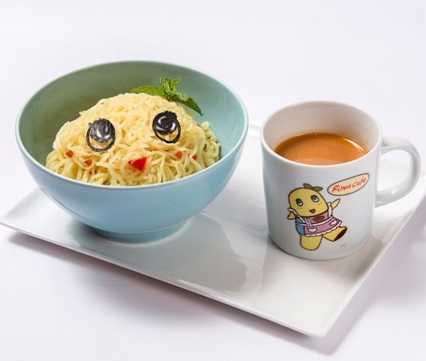  「汁なっしー担々麺 坦々スープ添え」
