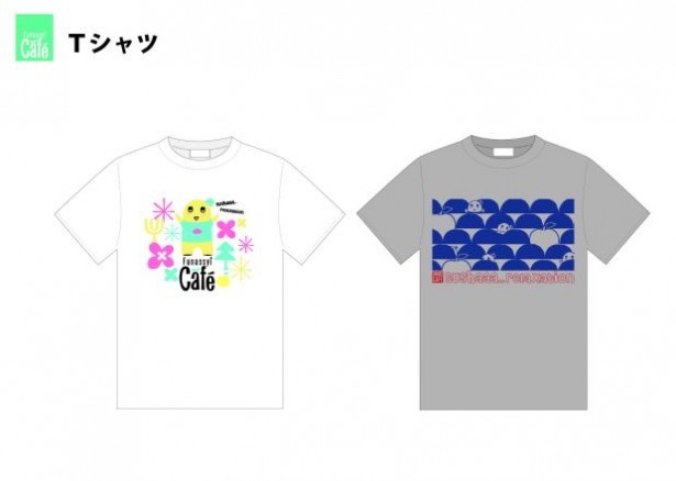 グッズも充実！Tシャツ 2種は各2000円