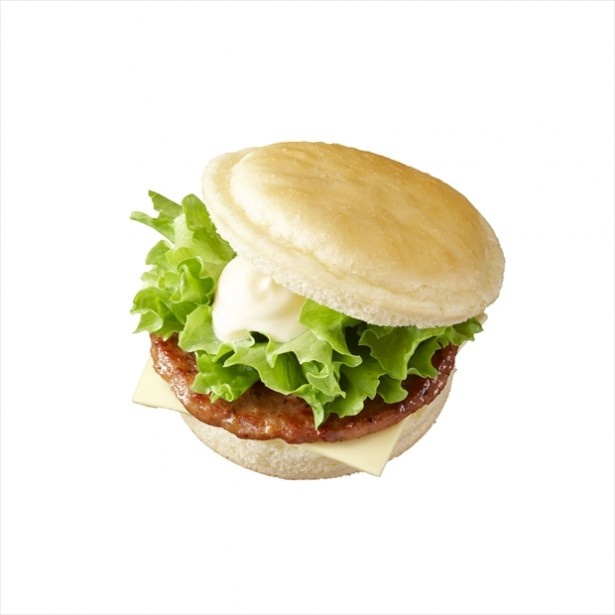 「ソーセージ＆チーズサンド(パンケーキ風)」