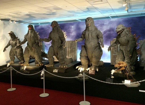 平成ゴジラシリーズのゴジラがずらり！