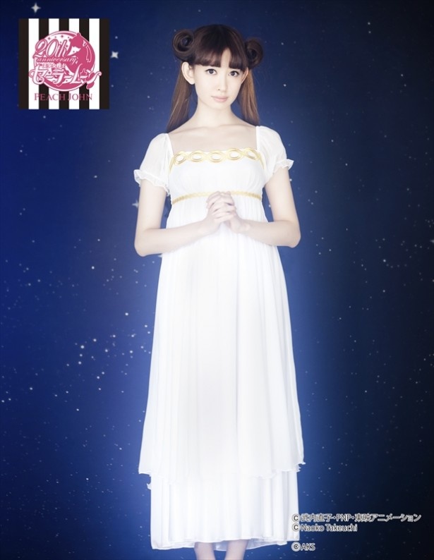 プリンセスセレニティをイメージしたネグリジェ、セーラームーンなりきりドレス
