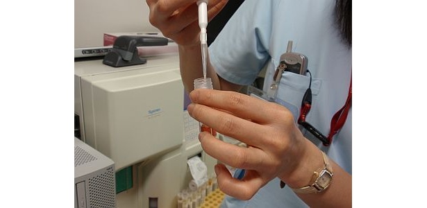 試薬と混ぜる