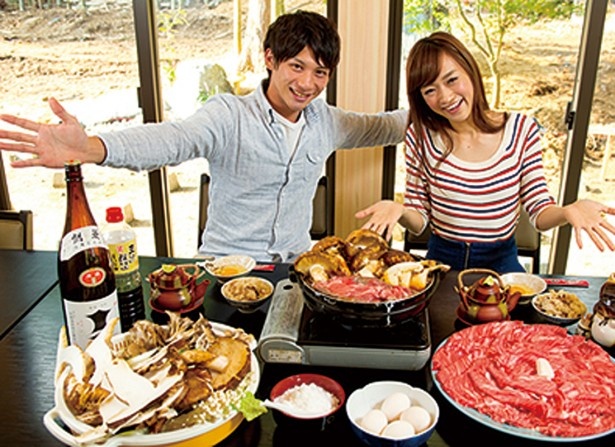 マツタケと近江牛食べ放題のお店でどのくらい食べられるのかチャレンジ！