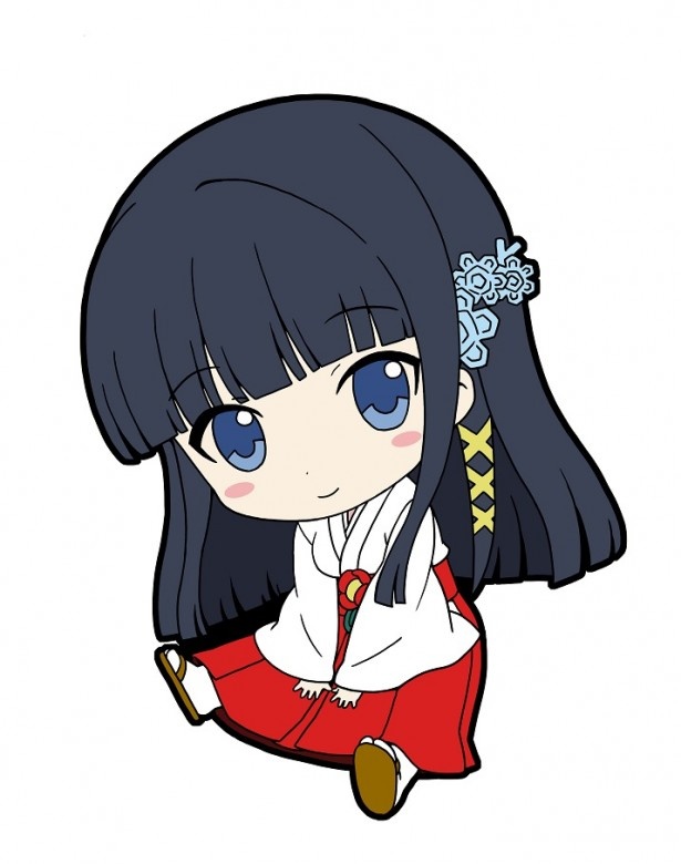 「司波深雪Ver.1(アイス)」(ぺたん娘トレーディングラバーストラップVol.2)