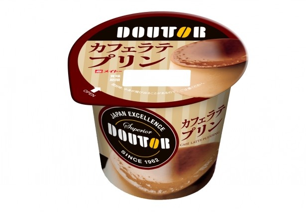 【写真を見る】ドトールコーヒーで人気のカフェラテがプリンになった「ドトールカフェラテプリン」(希望小売価格127円)