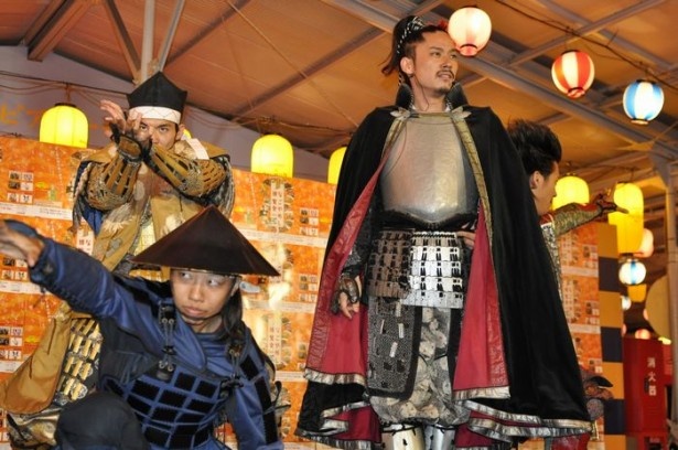 名古屋城を拠点に活動するおもてなし武将隊も登場＿なごやめし博覧会2014