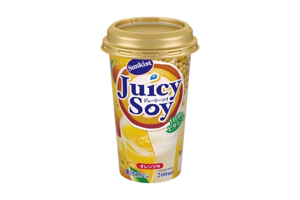 果汁＆豆乳で美人度UP！「サンキスト Juicy Soy」誕生