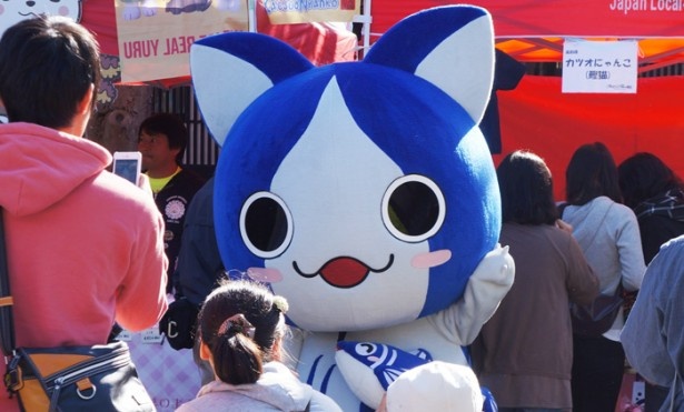 あのキャラクターに似てる？と噂のカツオにゃんこも参加