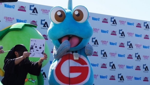 似顔絵が特技のキャラクター、有明ガタゴロウ