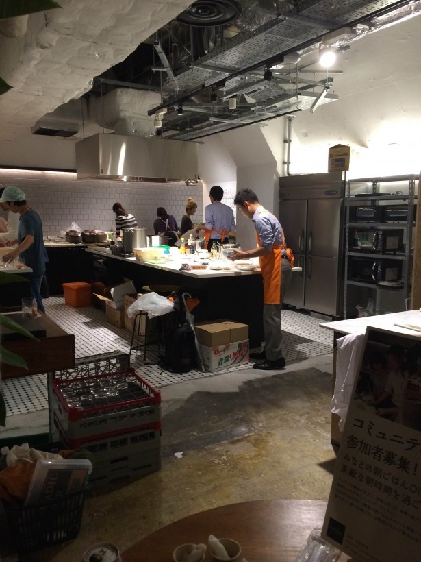 食のイベントやワークショップは、キッチンスタジオで行う
