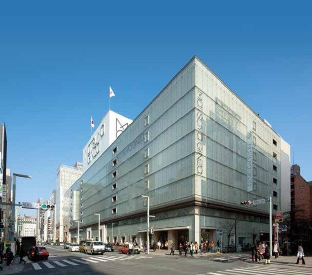 2006年に現在の外壁が完成した松屋銀座