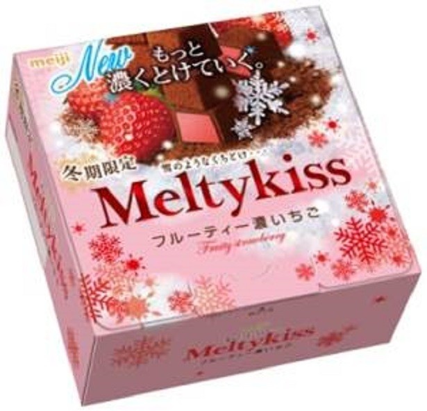 甘酸っぱいイチゴが香る「メルティーキッス フルーティー濃いちご」(税抜246円)