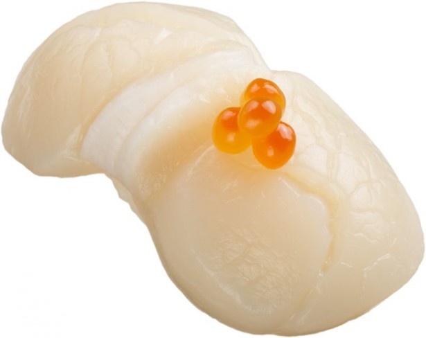【写真を見る】ジャンボ貝柱で食べ応え抜群の「北海道産特大貝柱」（税抜180円）