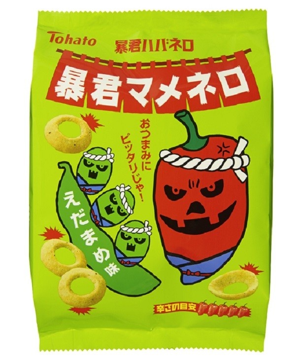 暴君ハバネロと枝豆がコラボした「暴君マメネロ・えだまめ味」登場！