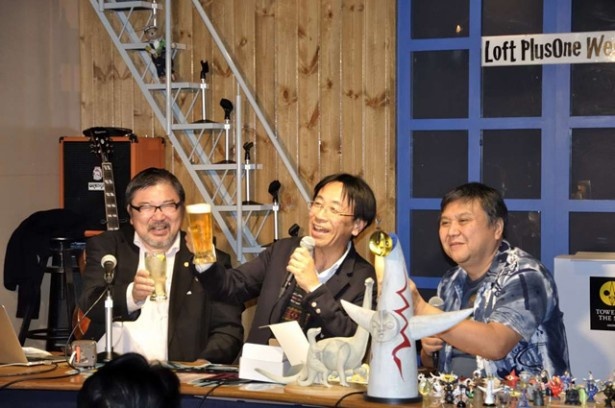 白井館長の音頭でカンパーイ！