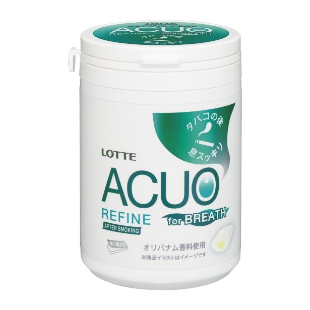 【写真を見る】愛煙家におすすめなのが「ACUO REFINE(タバコの後で)スリムボトル」(想定小売価格・税抜680円前後)