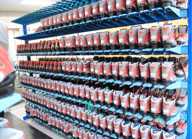 15cmから30cmまで豊富なサイズがそろうレンタルシューズ