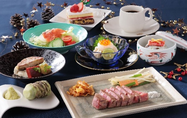 「鉄板焼 おおみ」クリスマスコース「聖夜」　料金：12000円※税・サ込（写真はイメージ）