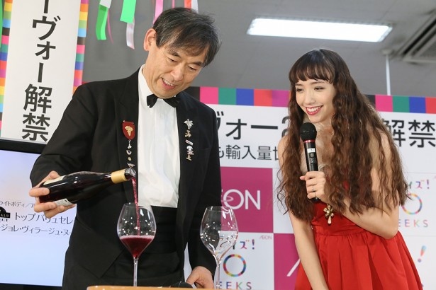 マスターソムリエの高野豊さんによるワインの解説も行われた
