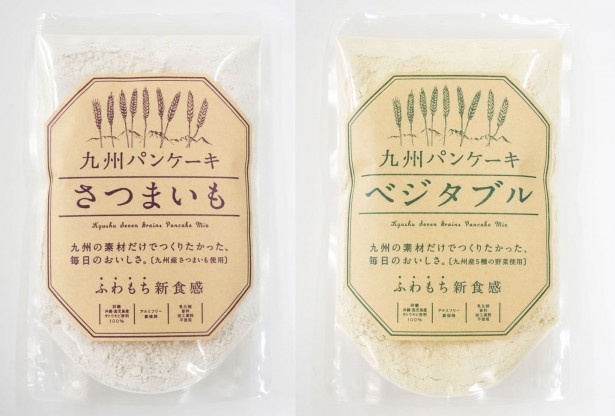 パンケーキミックスは1袋200g入り。約7枚のパンケーキが作れる。小麦や雑穀本来の味を感じてほしい