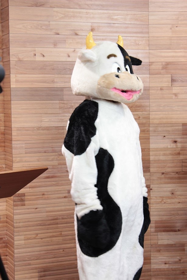 白水舎乳業のマスコットキャラクター、モーモーくん