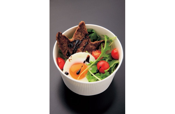 恐竜の足形をしたハンバーグがポイント。ポート丼／￥800／REX CAFE