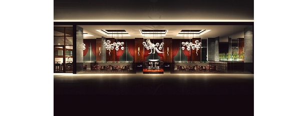 ボルドーとブラウンを基調にしたシックな「Lounge R」