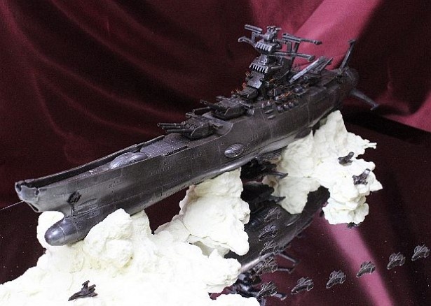 チョコで作ったリアルな宇宙戦艦ヤマトが登場！