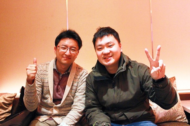 東京ゲームショウ2014に行った際に「狩りコン」を知ったという狩り仲間の男性ペア