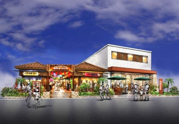 沖縄県産食材を使った屋台村と離島マルシェが設置される「国際通り屋台村」