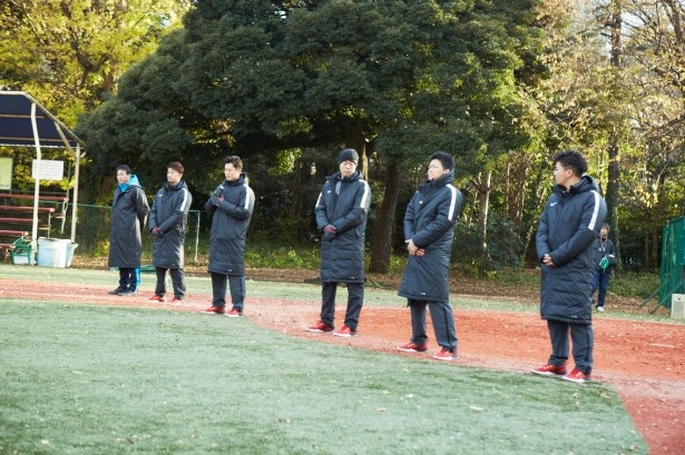 閉会式ではコーチを務めた選手らから激励の言葉が贈られた
